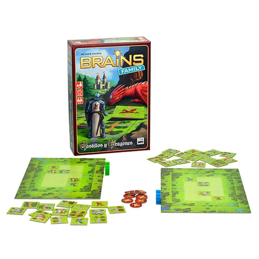 Foto 1 Brains: Castillos y Dragones-juego de lógica familiar