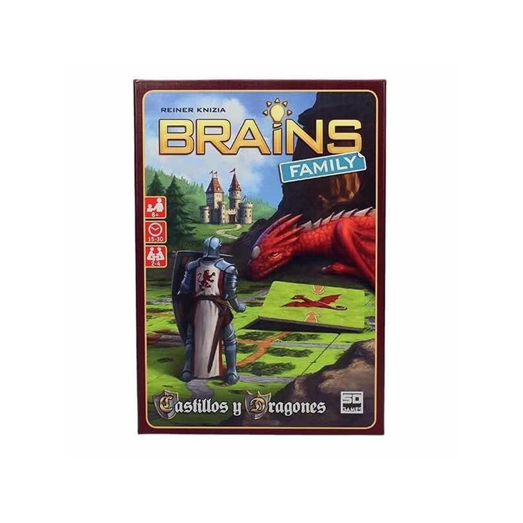 Foto 2 Brains: Castillos y Dragones-juego de lógica familiar