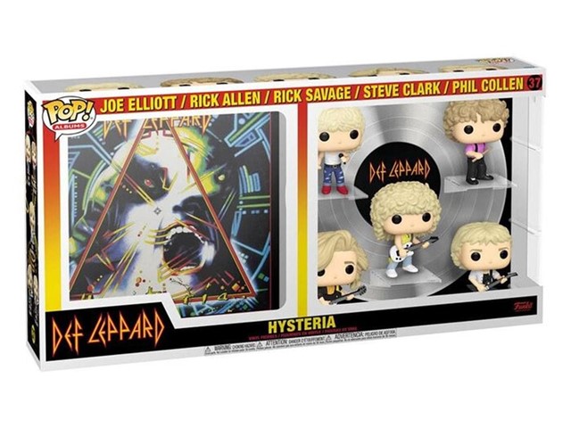 Def Leppard Hysteria Deluxe Pop! Albums Vinyl Figure 5-Pack