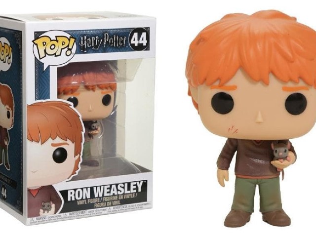 Figura POP Ron Wesley with Scabbers. Harry Potter 44