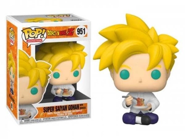 Funko POP Animation Dragon Ball Z Super Saiyan Gohan with noodles 951