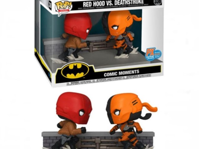 Funko POP Heroes DC Batman Comic moments Red hood vs. Deathstroke 336