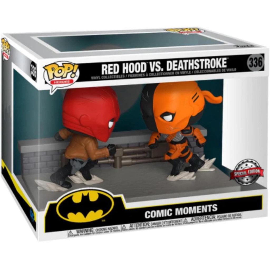 Foto 3 Funko POP Heroes DC Batman Comic moments Red hood vs. Deathstroke 336