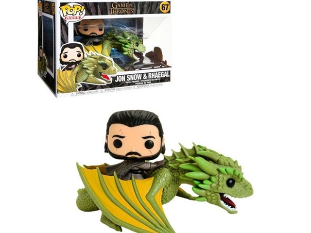 Funko POP Rides Game of Thrones Jon Snow & Rhaegal 67