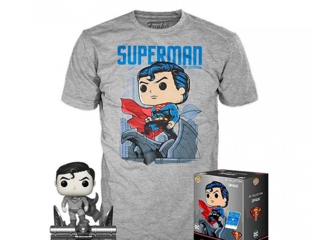 Funko POP Tees DC collection by JimLee Superman 
