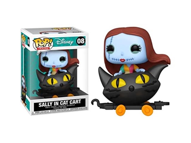 Funko POP Trains Disney Nightmare before Christmas Sally in Cat Cart 08