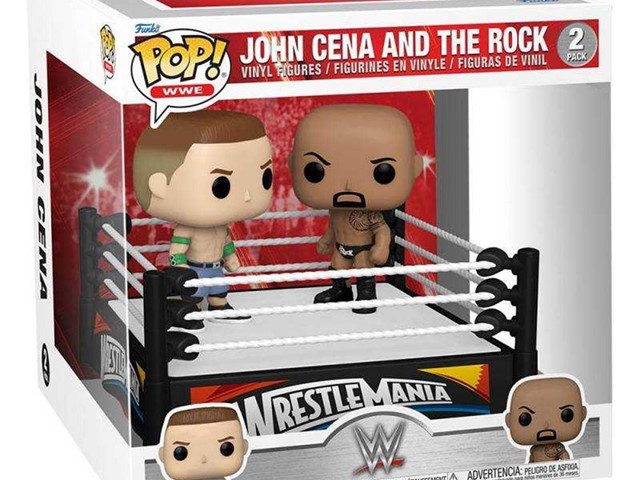 Funko POP WWE John Cena and The Rock 2 pack